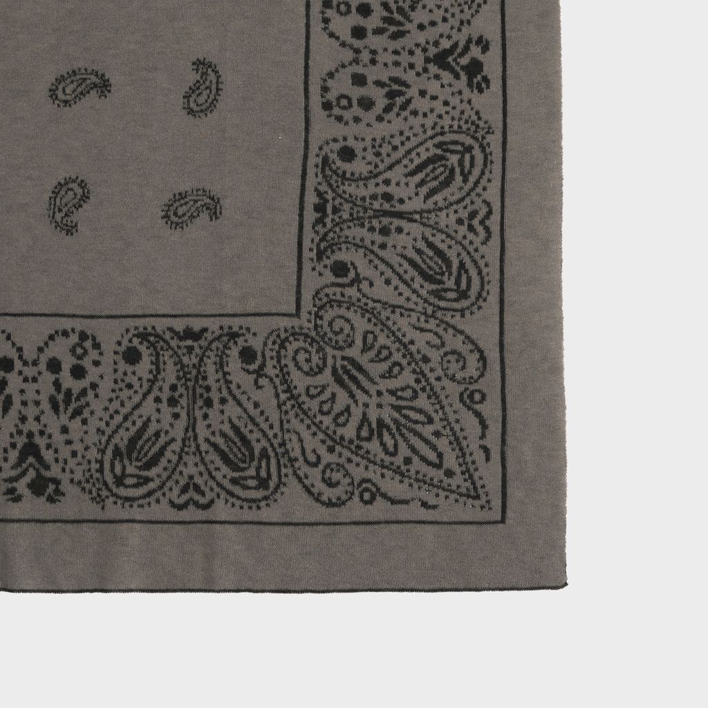 MAGIC STICK REVERSIBLE KNIT BANDANA STOLE