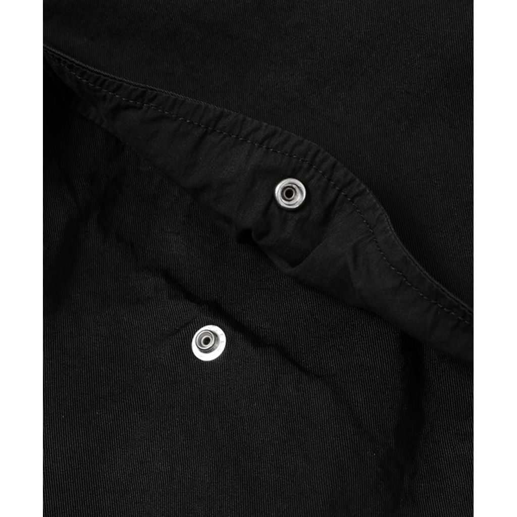 COMME des GARCONS HOMME NYLON TWILL OVER DYE MILITALY JACKET (BLACK)