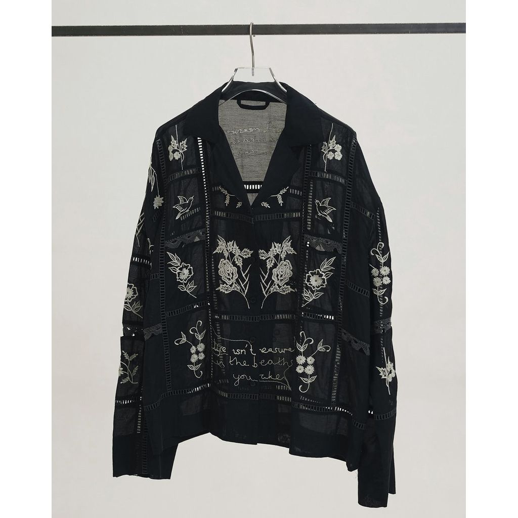 TODAYFUL Embroidery Patchwork Shirts