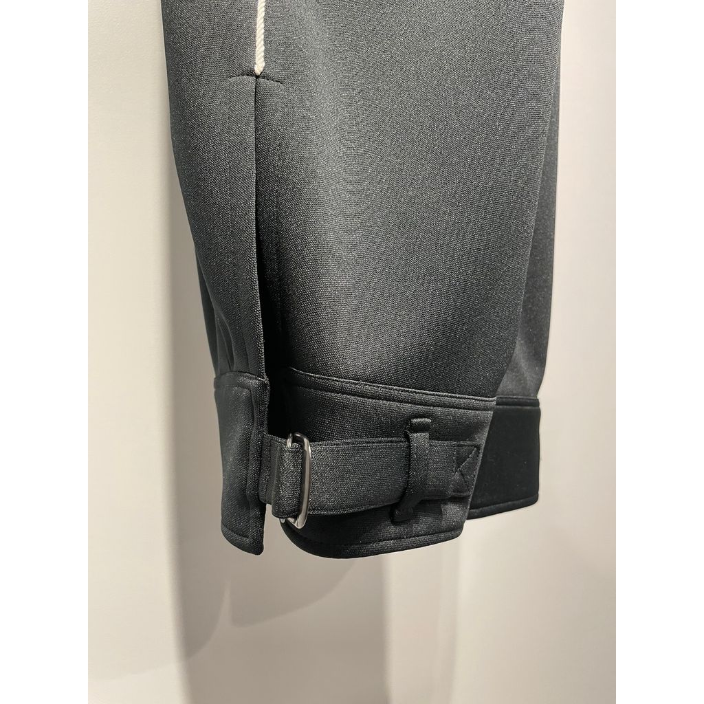 Ground Y POLYESTER SMOOTH PIPING WIDE PANTS