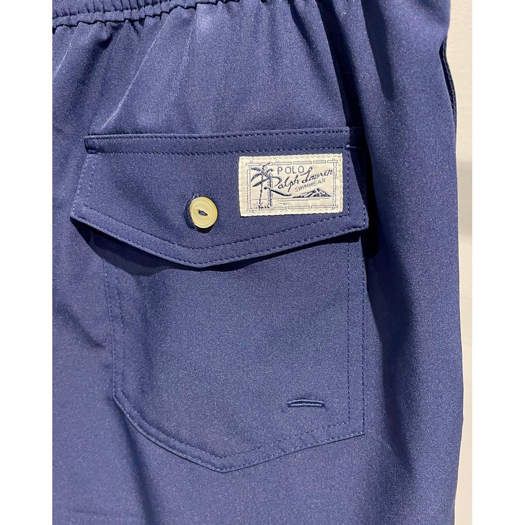 POLO RALPH LAUREN 5.5インチ トラベラー スイム トランク NAVY