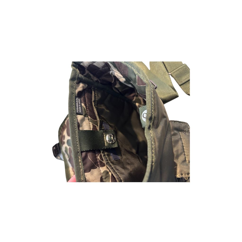 COMME des GARCONS「PORTER」W-NAME BAG(OLIVE)