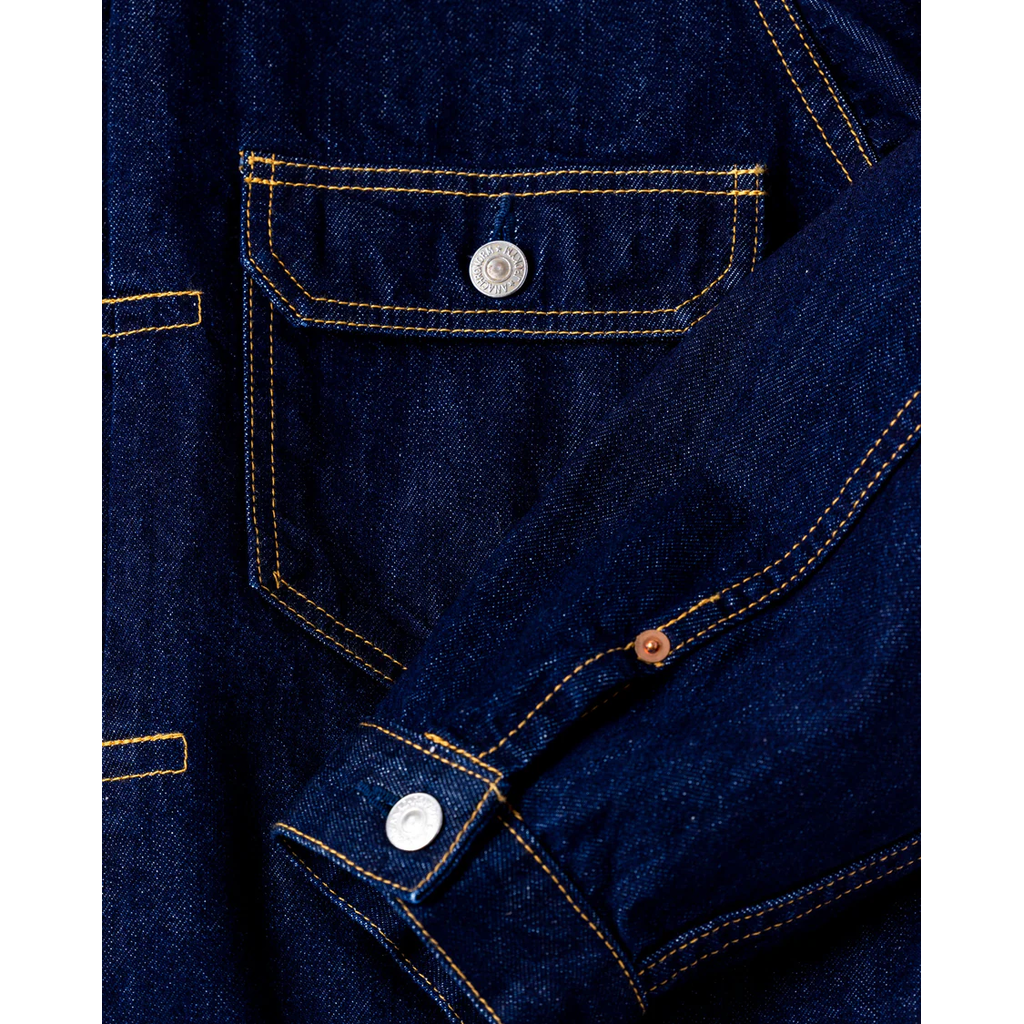 ANACHRONORM DOUBLE POCKET DENIM JACKET INDIGO
