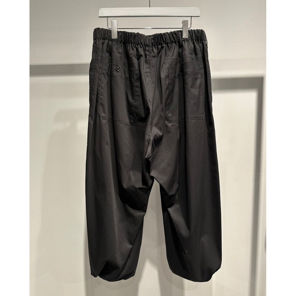 Ground Y COTTON GABARDINE BALLOON PANTS