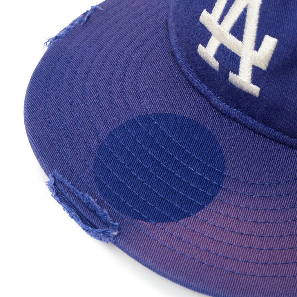 NEW ERA 9THIRTY powered by GORO (min-nano) ロサンゼルス・ドジャース ダメージ/パッカブルバイザー/モンレーウォッシュ ダークロイヤル