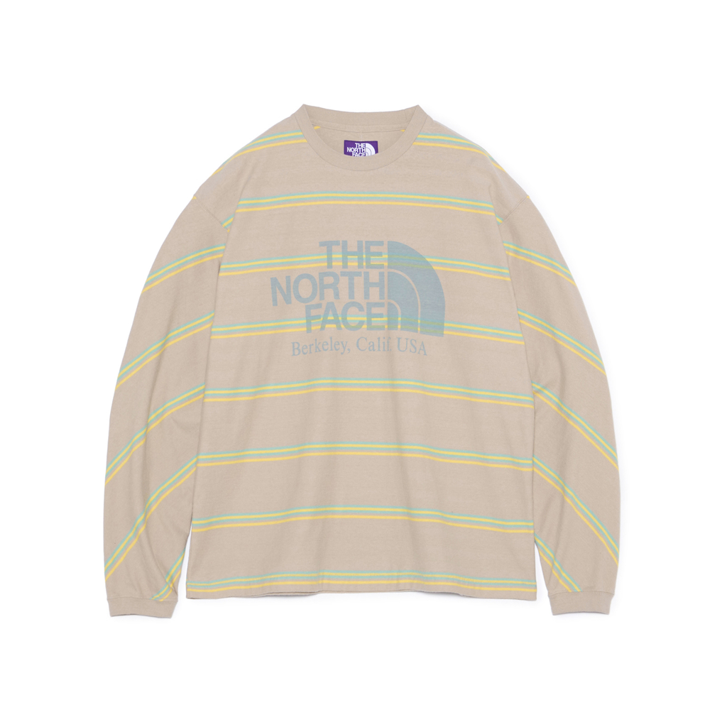 THE NORTH FACE Purple Label Field Long Sleeve Striped Tee – MAROON