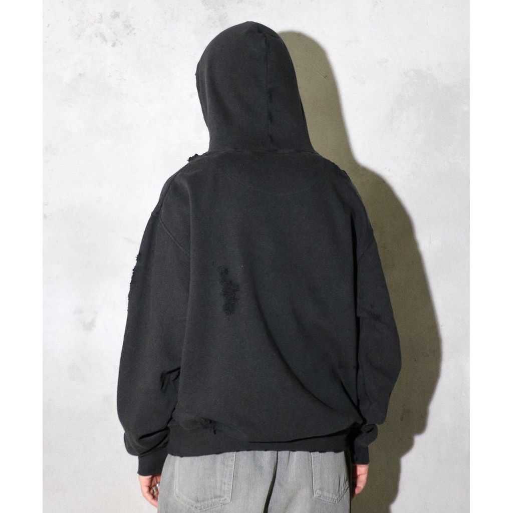 THRIFTY LOOK WORN-OUT BAND HOODIE NIRVANA