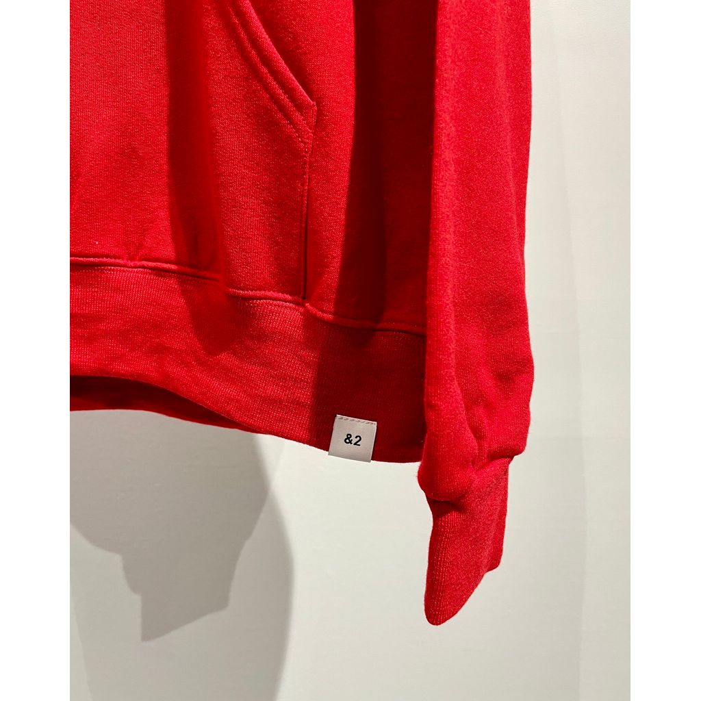 BEDWIN & THE HEARTBREAKER LINEAGE Ex. PRINT HOODIE(RED)