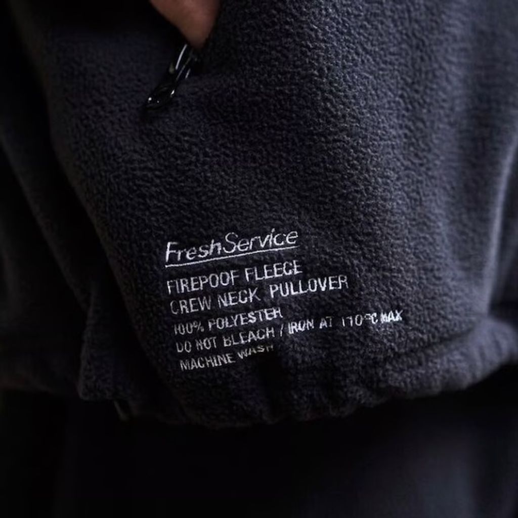 FreshService "FIREPLOOF FLEECE CREW NECK PULLOVER"