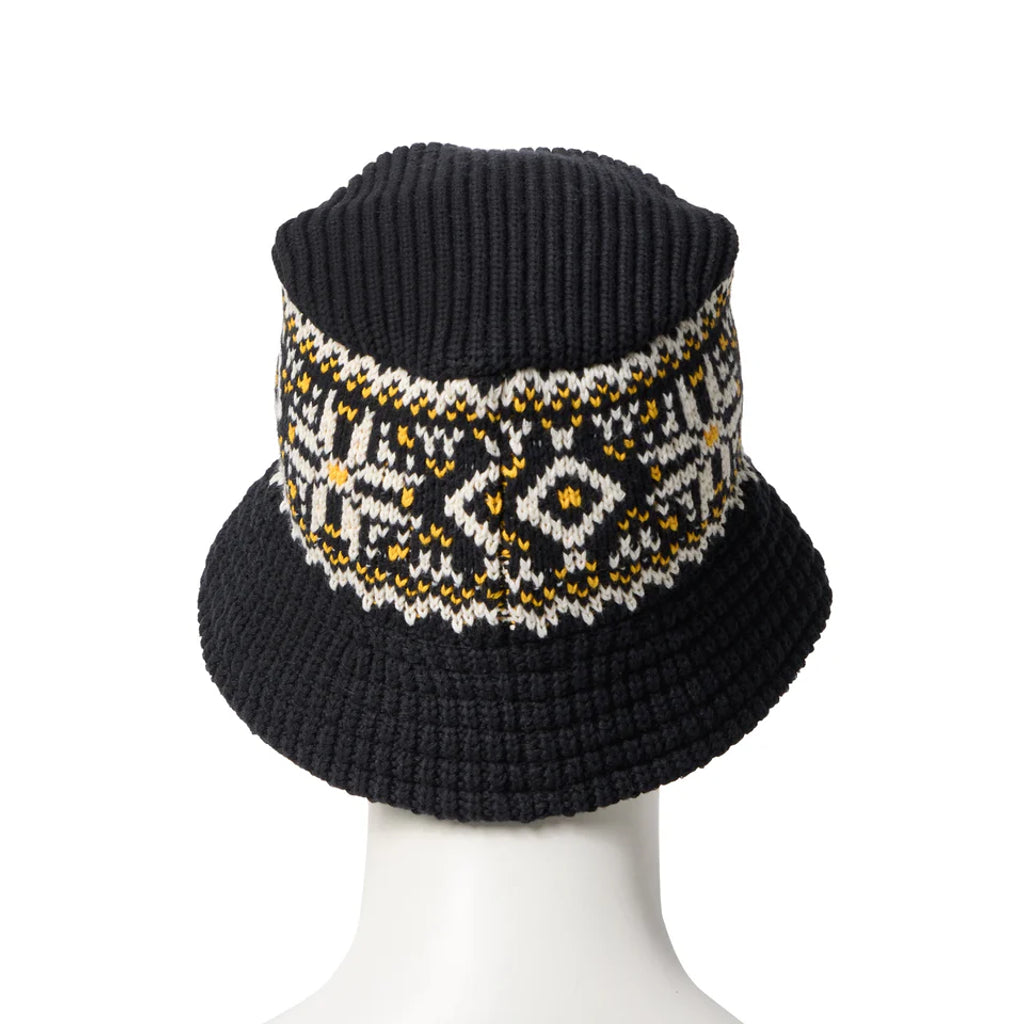 NEW ERA ニットバケット Powered by GORO NAKATSUGAWA(MIN-NANO) ノルディック ブラック