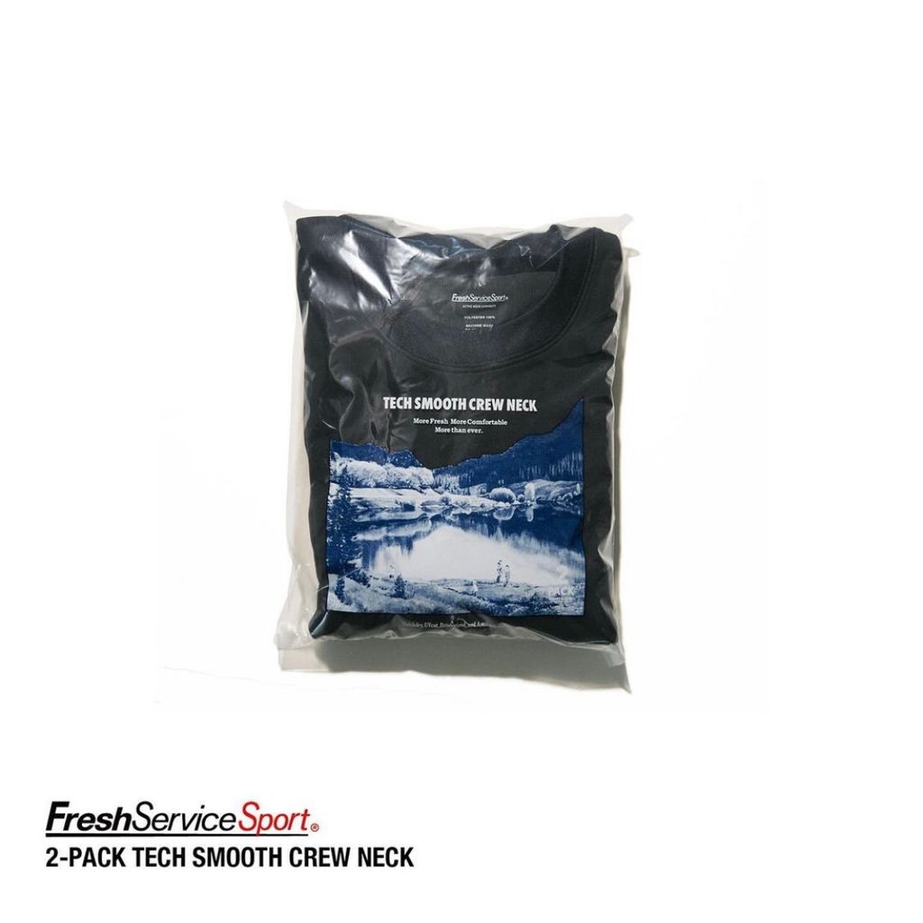 FreshService "2-PACK TECH SMOOTH CREW NECK"