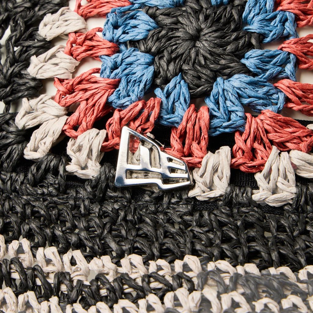 NEW ERA クロシェ ニットバケット ペーパー ブラック