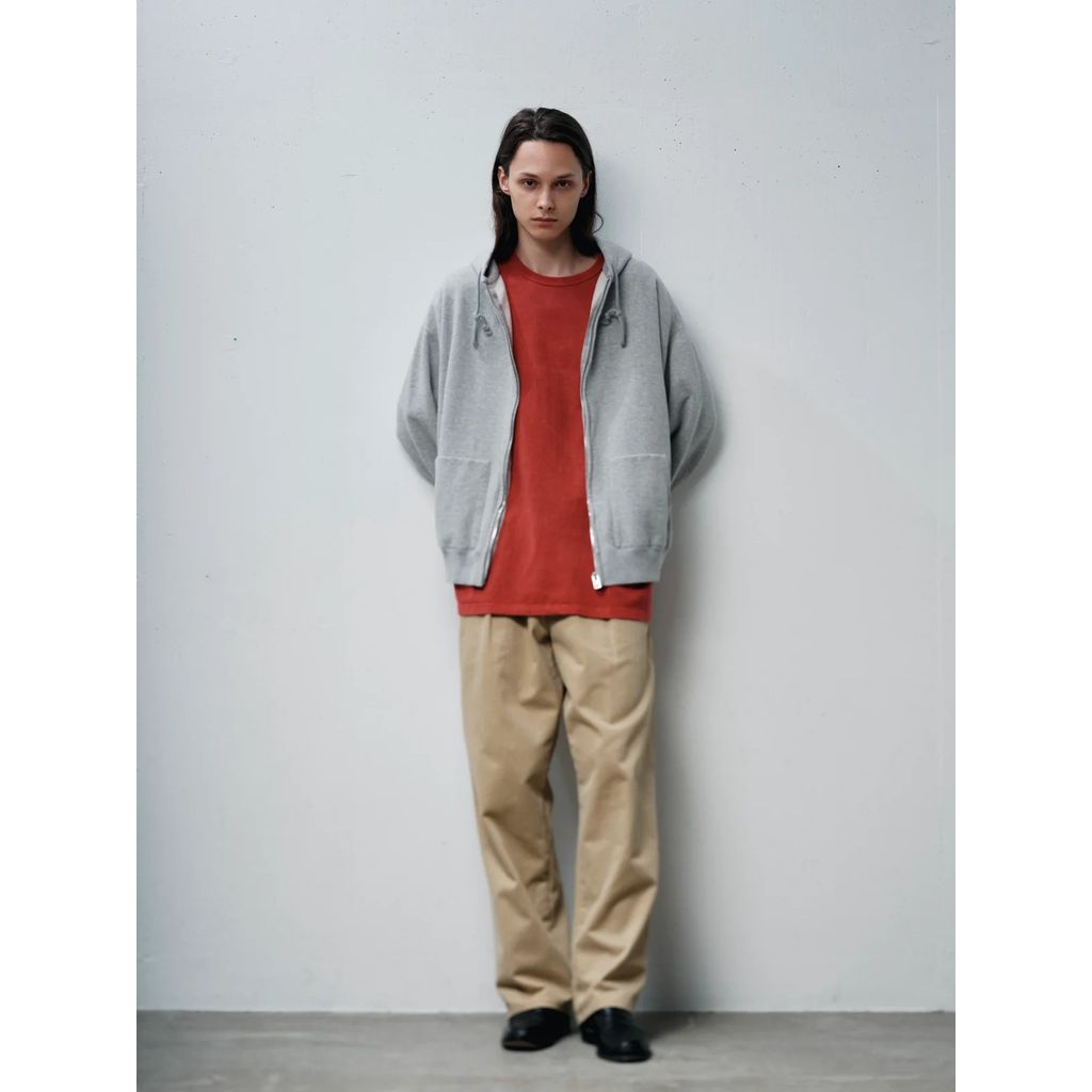 FOUNDOUR COTTON FRENCH TERRY ZIP UP HOODIE