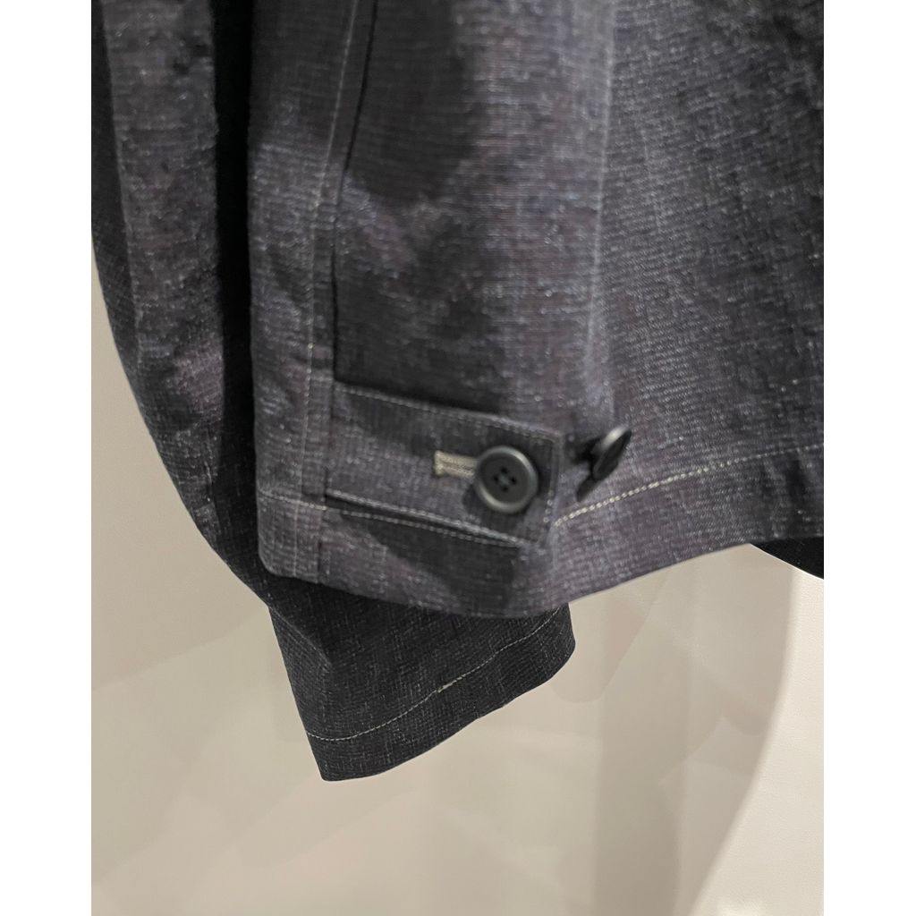 Y's for men INK-DYED HOUNDSTOOTH BLOUSON
