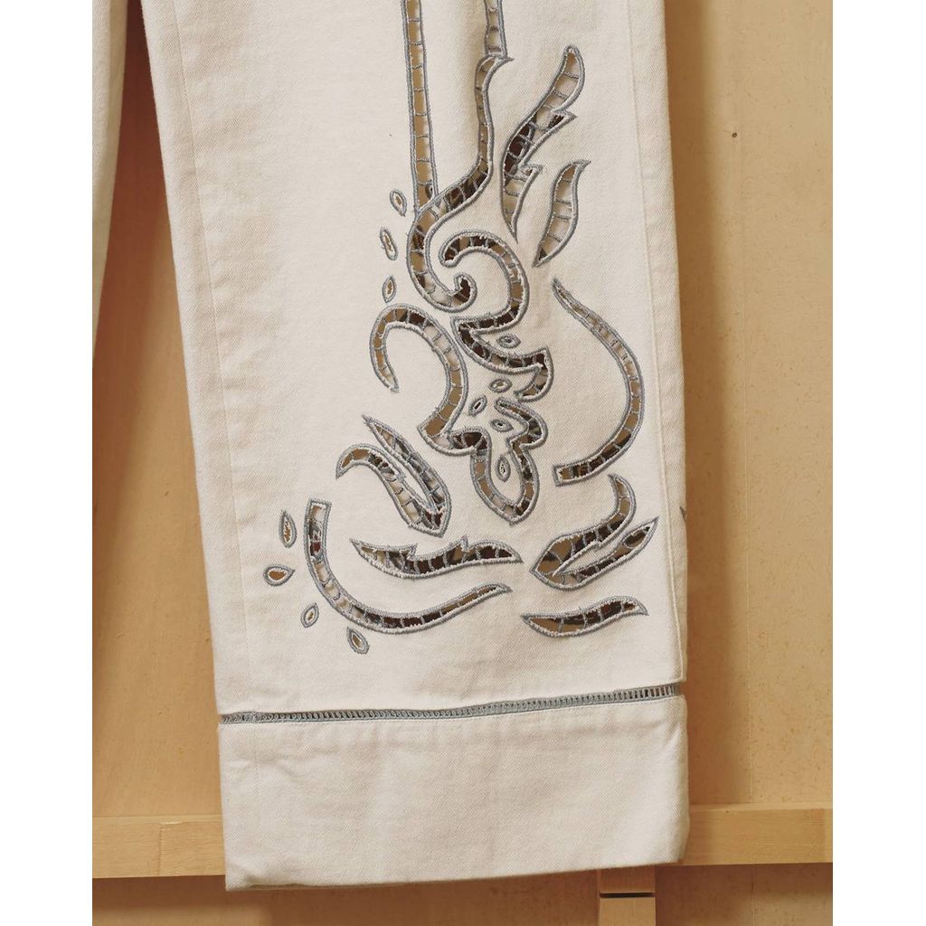 TODAYFUL Cut Lace Twill Pants