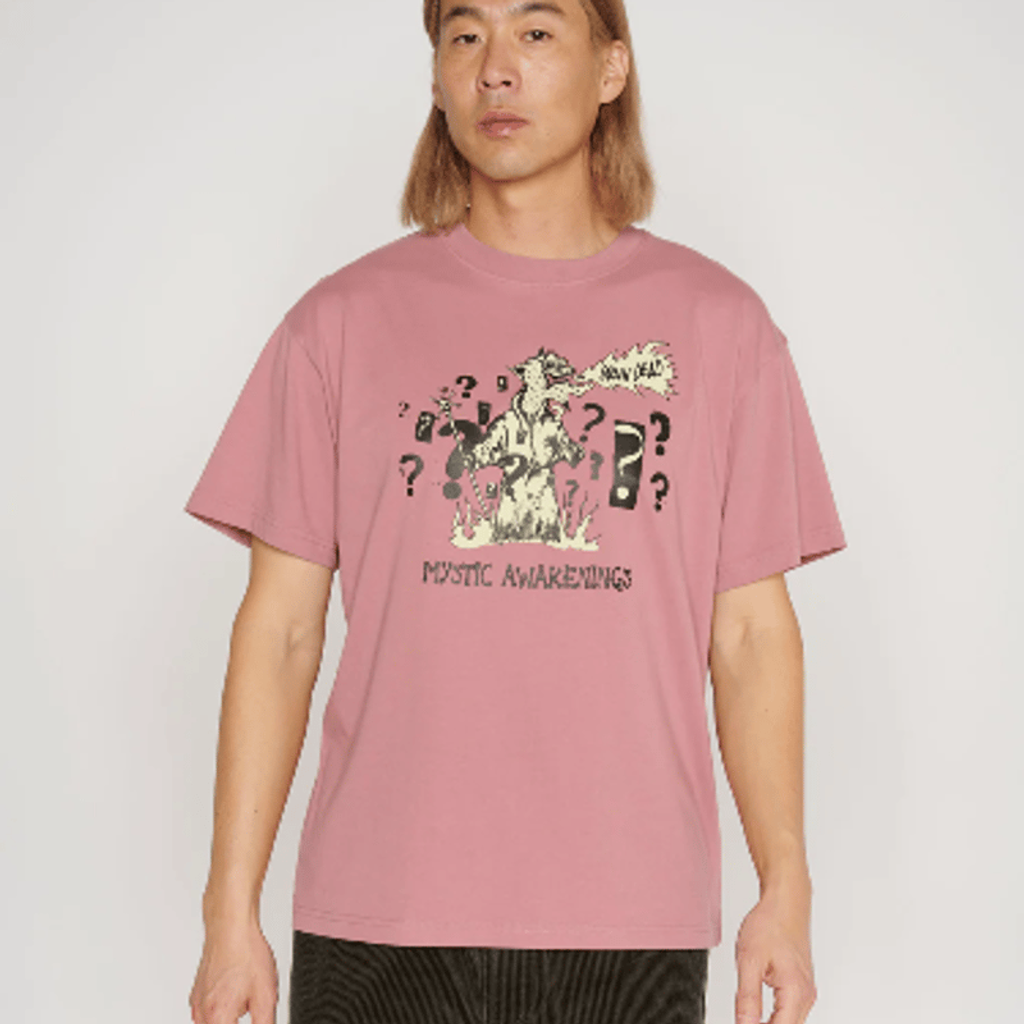 BRAIN DEAD MYSTIC AWAKENINGS T-SHIRT - ROSE TAUPE