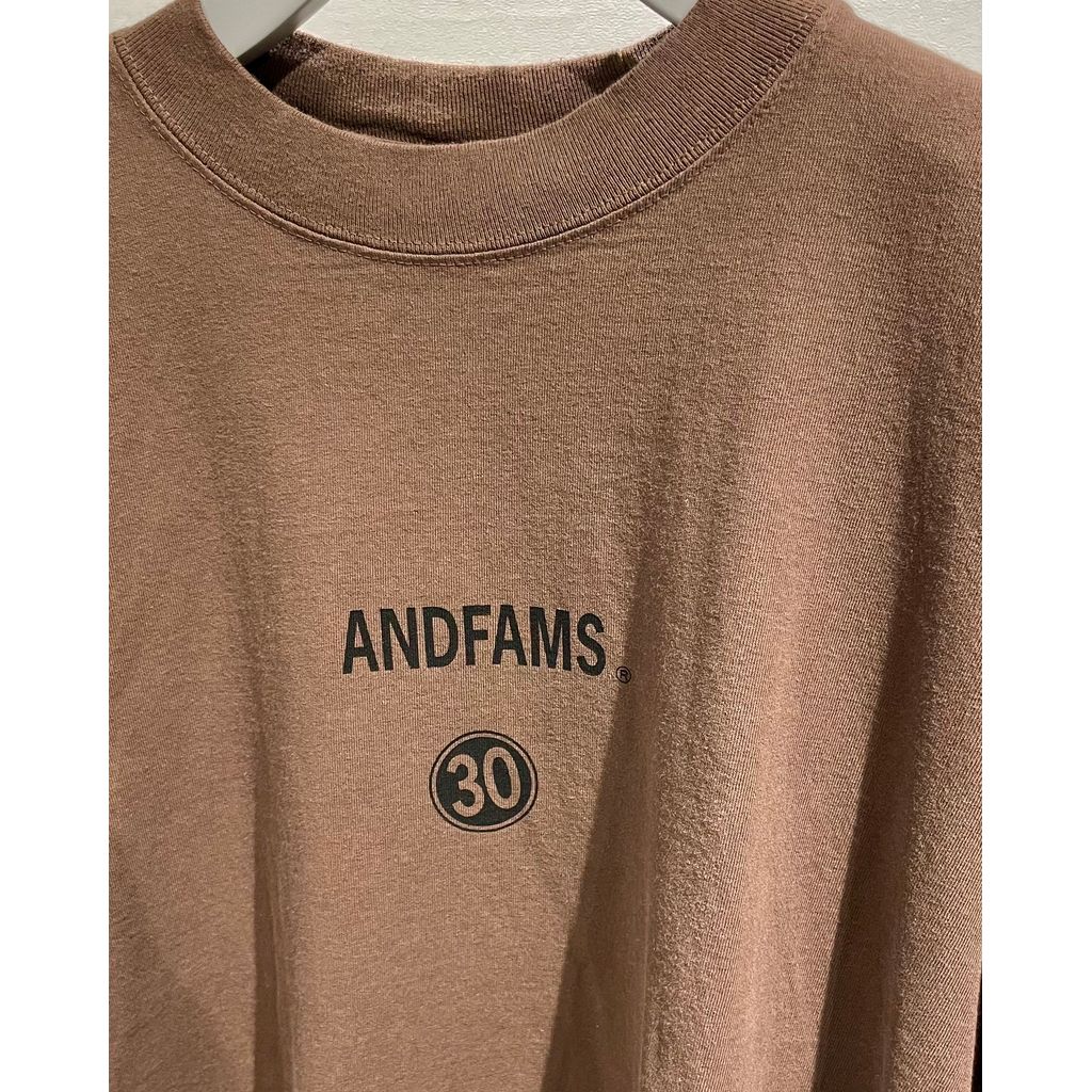 ANDFAMILYS Pigment Dye Tee -Anniv 30-