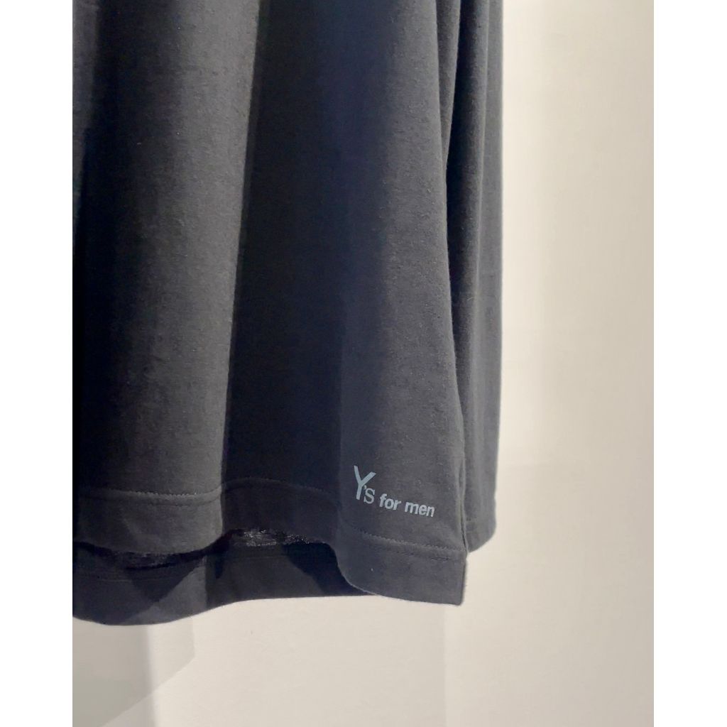 Y's for men Y's for men LOGO PRINT LONG SLEEVE T-SHIRTS(BLACK)