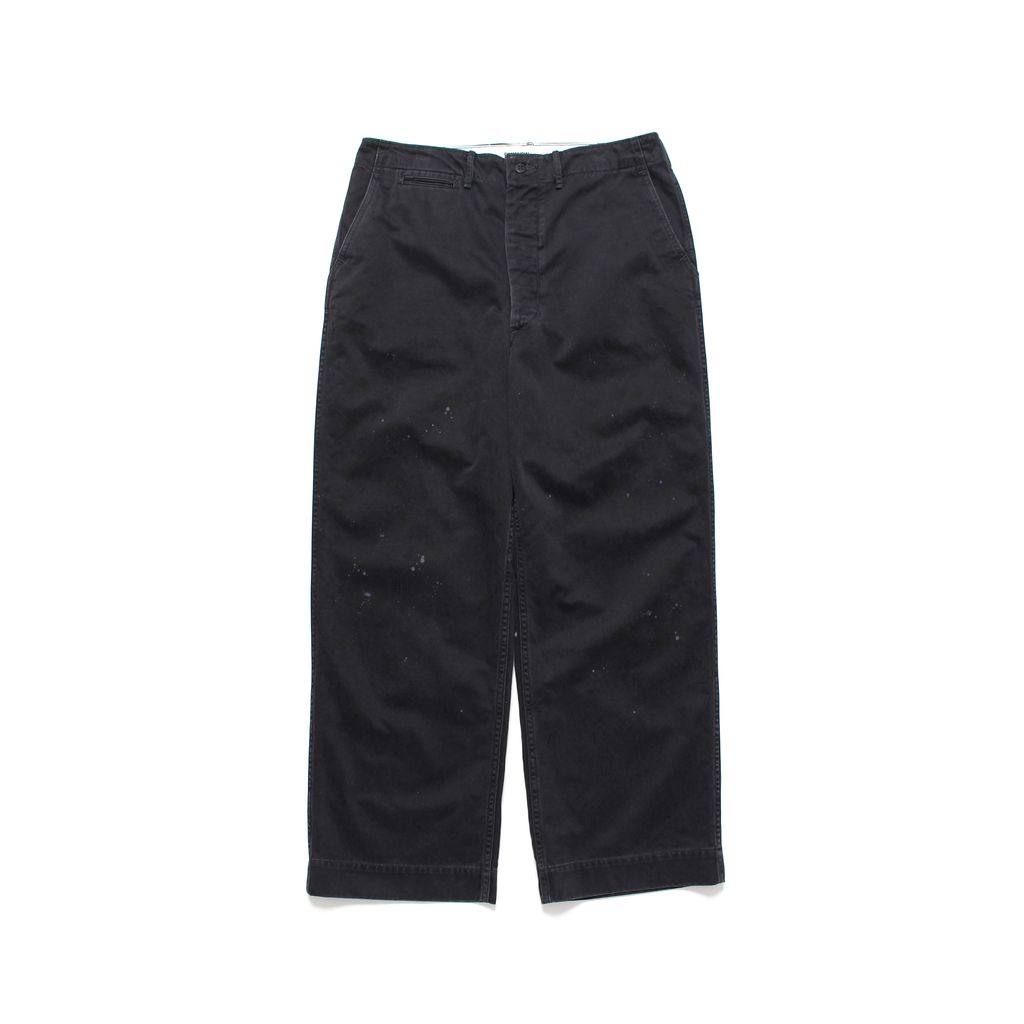 BOWWOW BLACK WORK TROUSERS AGED – MAROON WEBSTORE