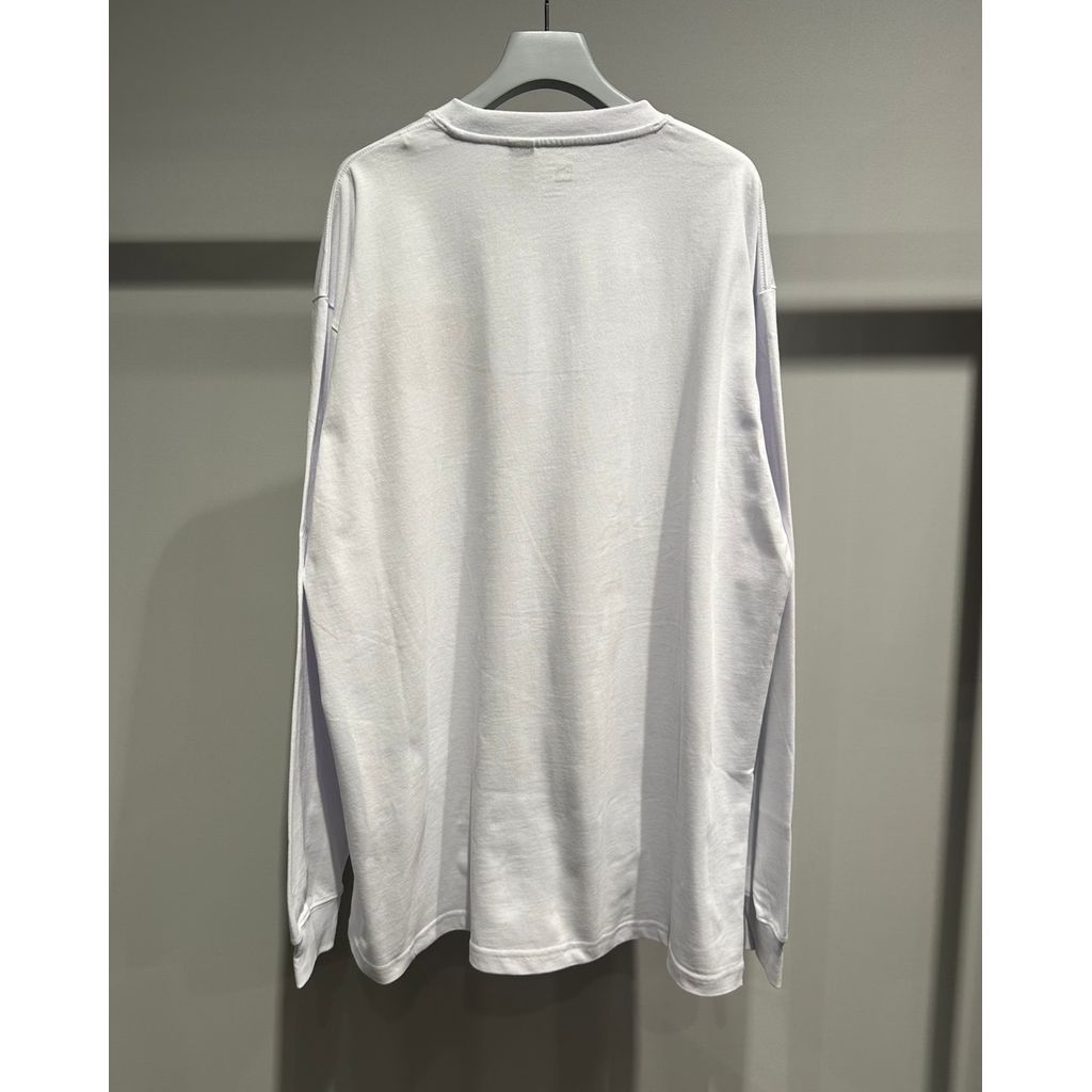 Ground Y×NEW ERA GROUND Y LOGO L/S OVERSIZED PERFORMANCE TEE WHITE