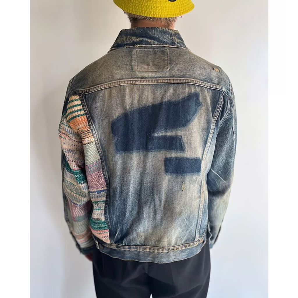 ANACHRONORM ε2 RALLI QUILT CUSTOM DENIM JACKET SIZE 00(NO.15)