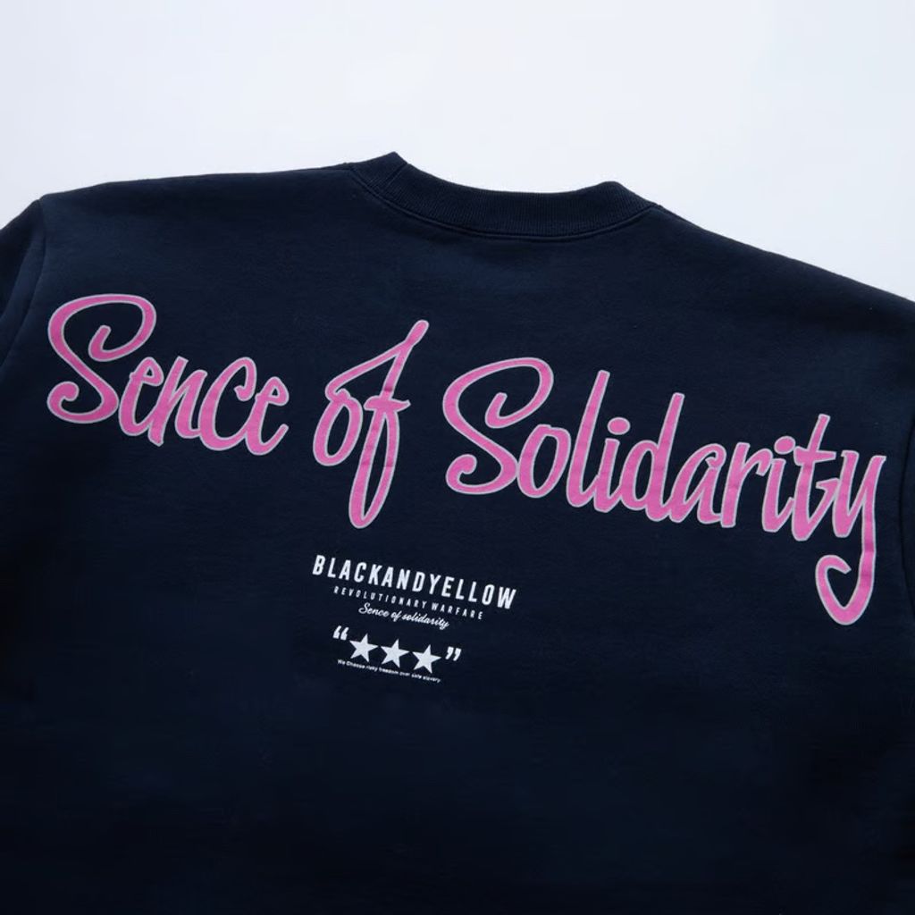 RATS SCRIPT BIG LOGO CREW NECK SWEAT