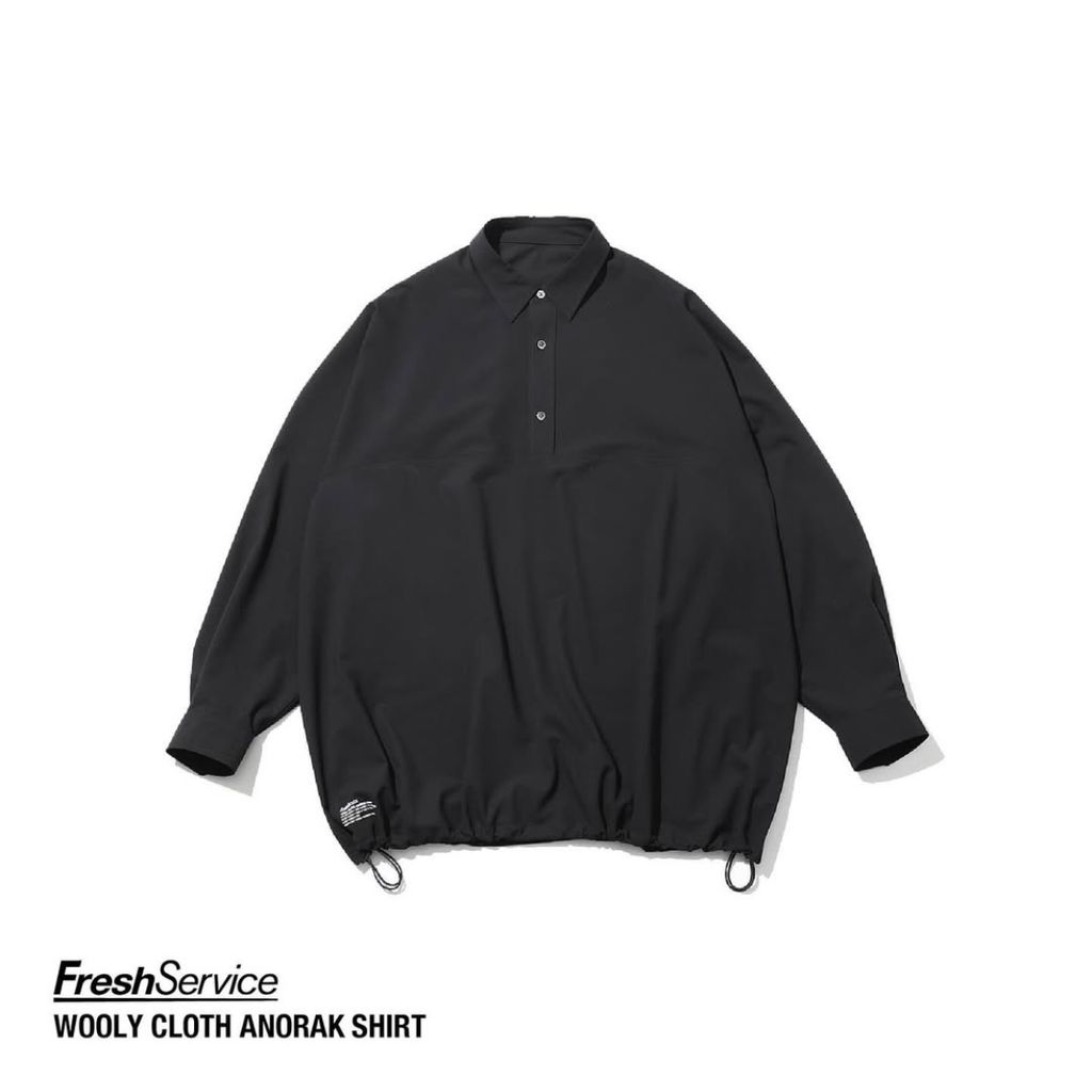 FreshSevice "WOOLY CLOTH ANORAK SHIRT"