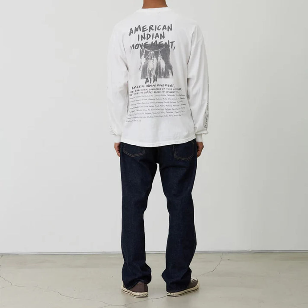 REMI RELIEF HARD SP加工20/天竺ロンT(INDIAN)