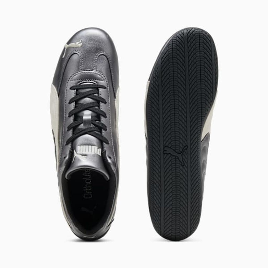 PUMA ユニセックス スピードキャット メタリック スニーカー( PUMA Black-Warm White)