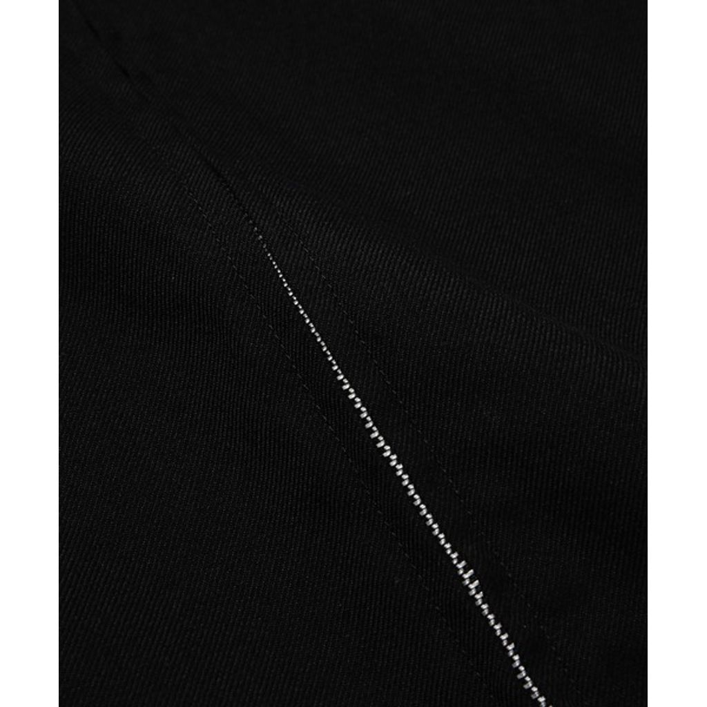 COMME des GARCONS HOMME COTTON WOOL SARGE ZIP JACKET(BLACK)