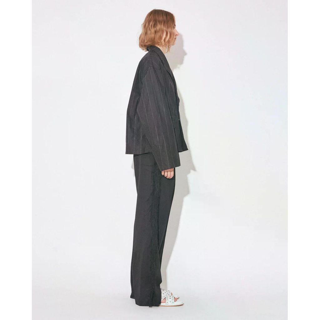beautiful people cotton stripesuiting reversible jacket