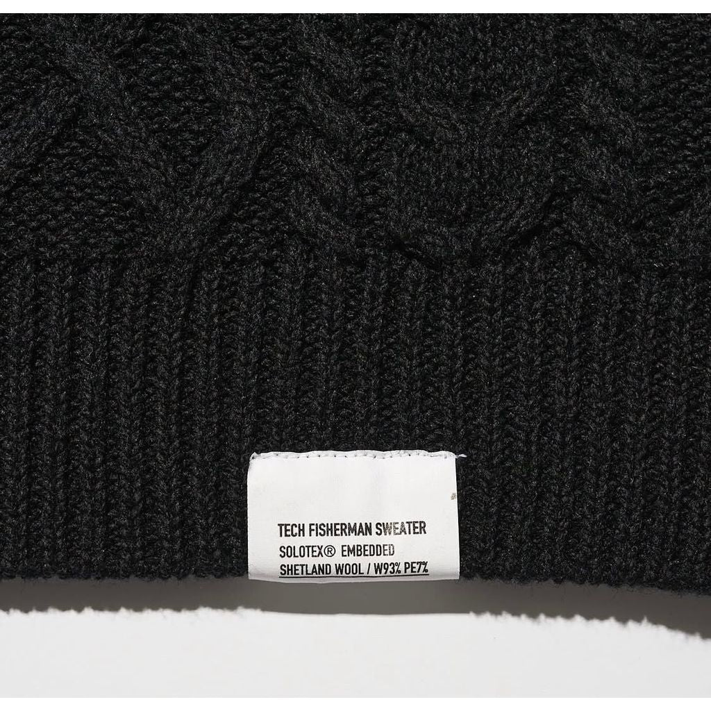 FreshService "SHETLAND WOOL × SOLOTEX® TECH FISHERMAN SWEATER"