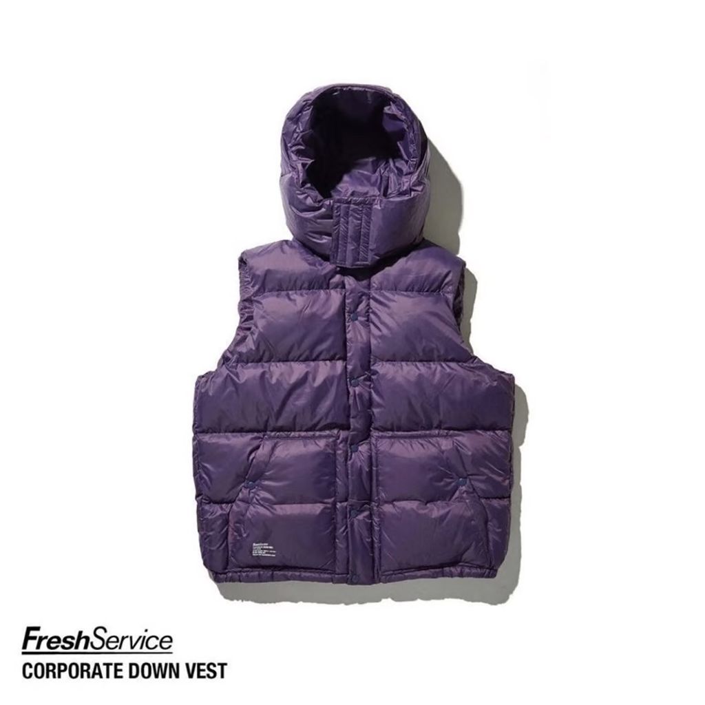 FreshService “CORPORATE DOWN VEST” – MAROON WEBSTORE