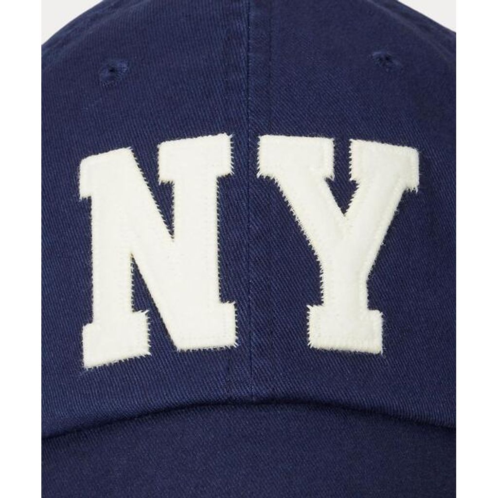POLO RALPH LAUREN NY パッチ ツイル ボール キャップ(NAVY)