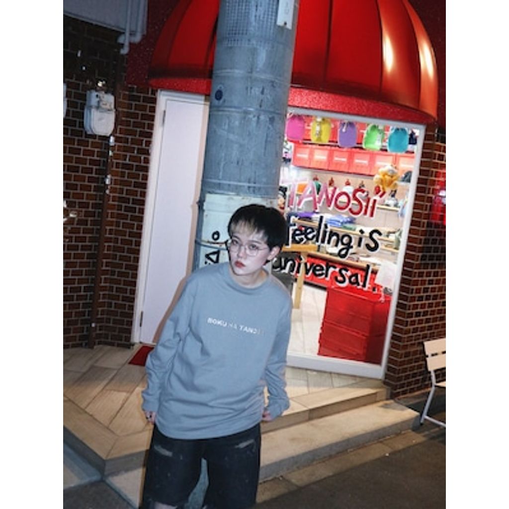 BOKU HA TANOSII ボクタノロンTee ”ブラック × ピンク”