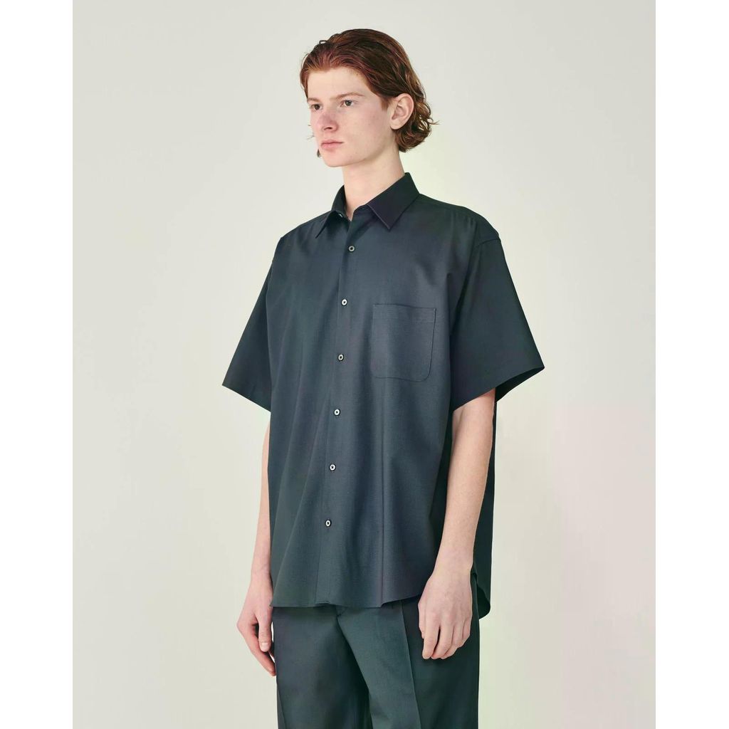 MARKAWARE Organic Wool 2/80 Tropical / Comfort Fit S/S Shirt