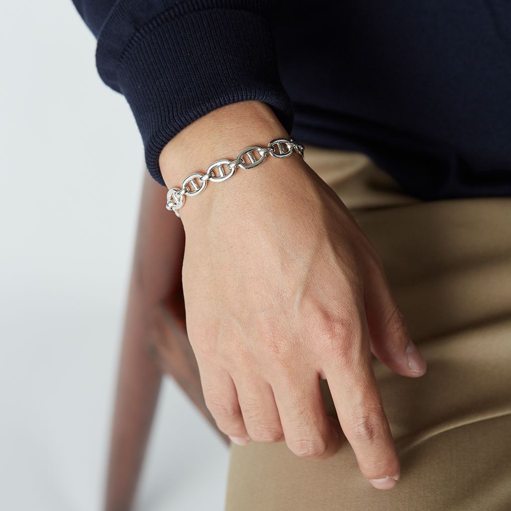 XOLO JEWELRY Anchor Link Bracelet -10mm17cm