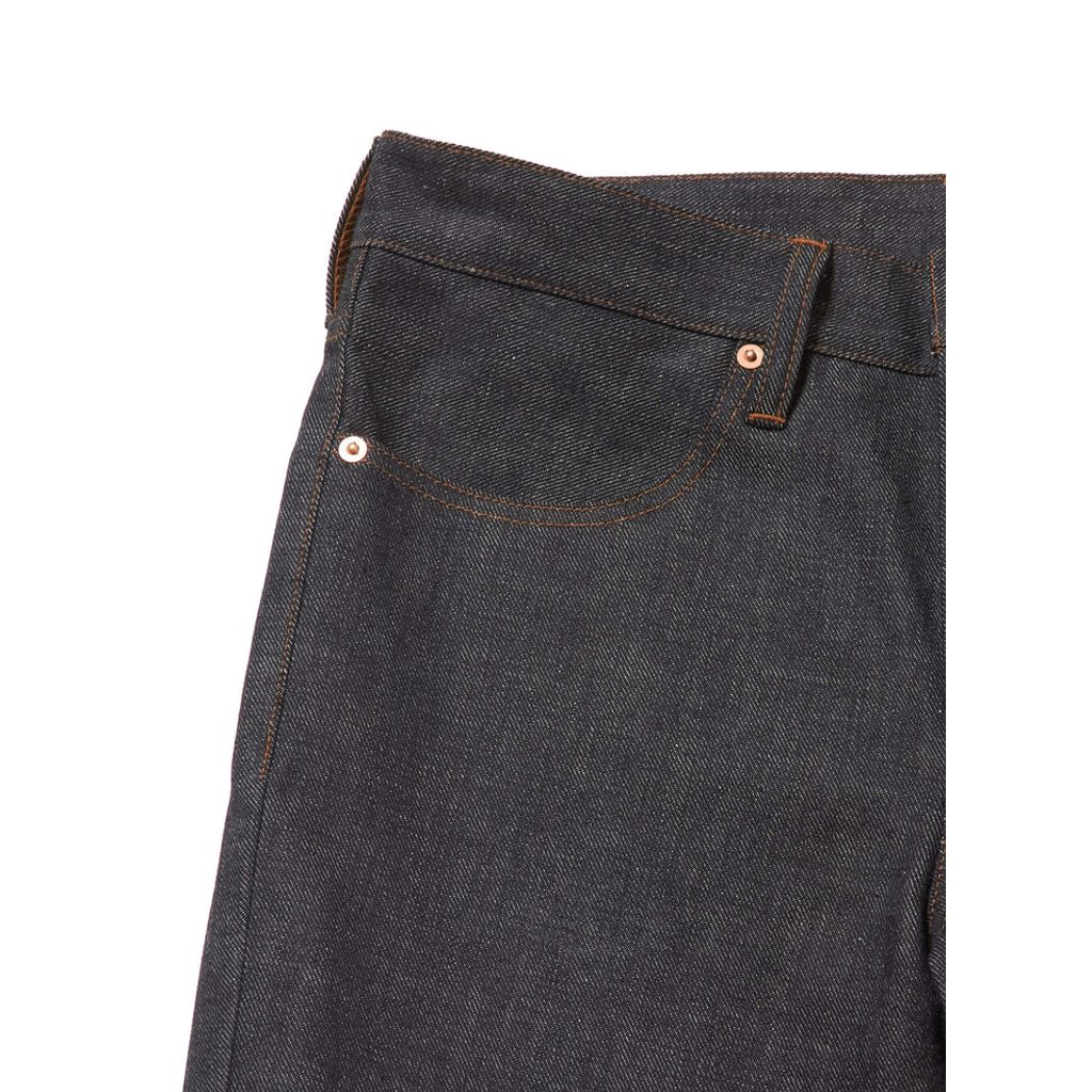 SUGARHILL MODERN DENIM TROUSERS FLARED CUT