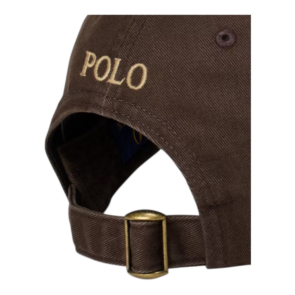 POLO RALPH LAUREN コットン チノ ベースボール キャップ(ナツメグ ブラウン)