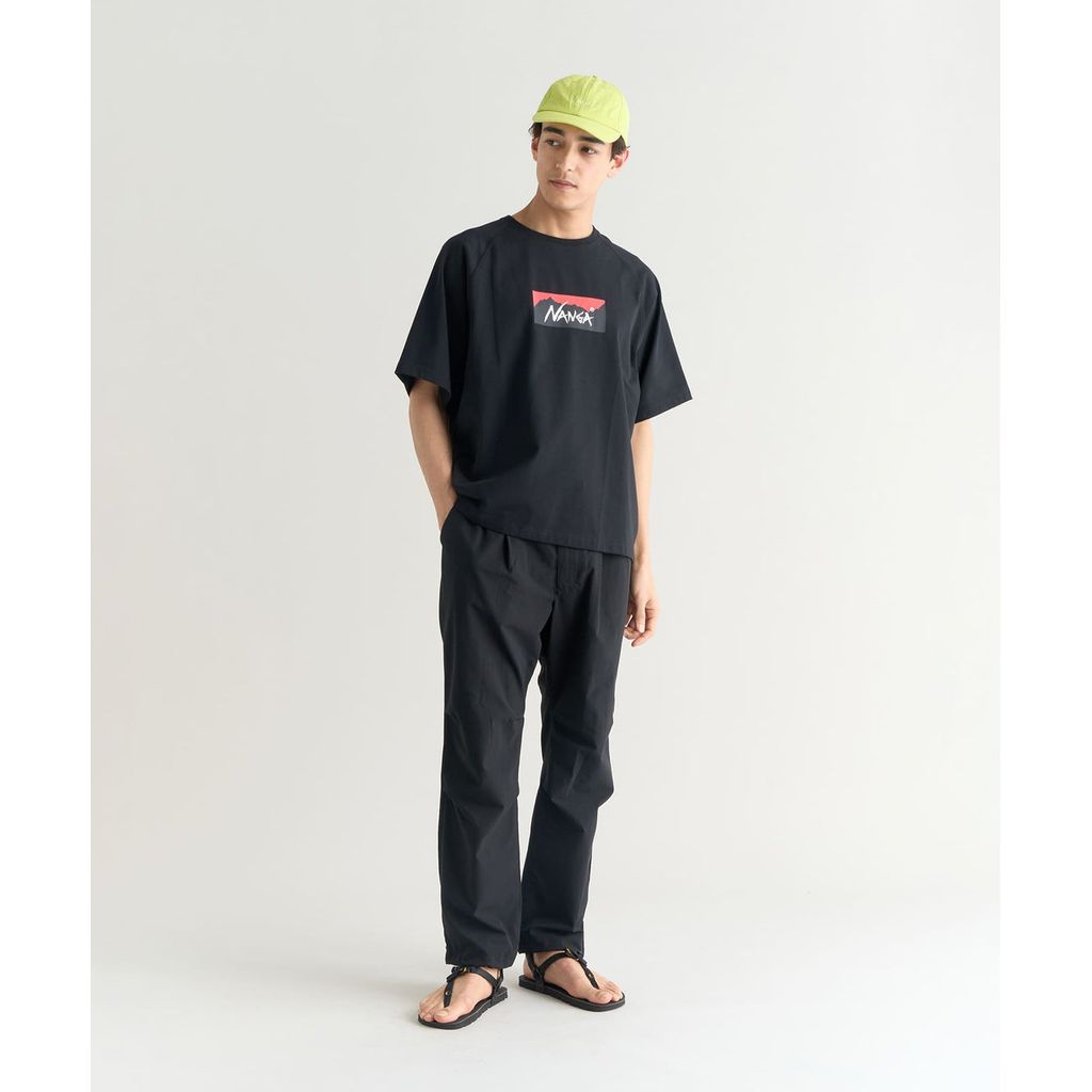 NANGA ECO HYBRID BOX LOGO LOOSE FIT TEE(UNISEX)