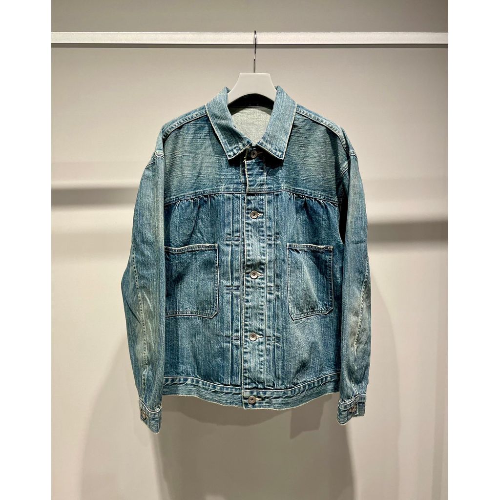 PORTER CLASSIC STEINBECK DENIM JACKET – MAROON WEBSTORE