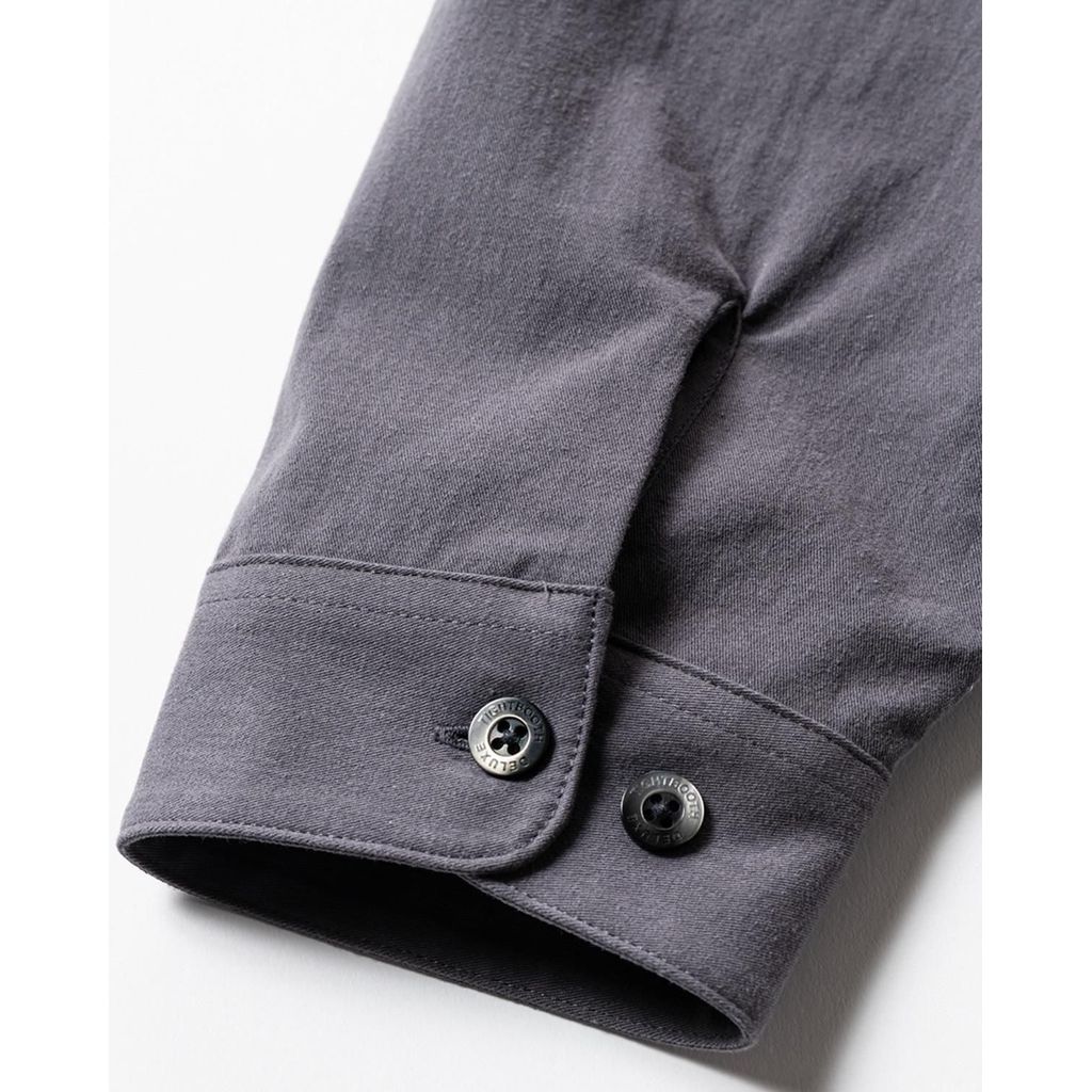 TIGHTBOOTH FLANNEL SKIPPER SHIRT - TIGHTBOOTH x DELUXE