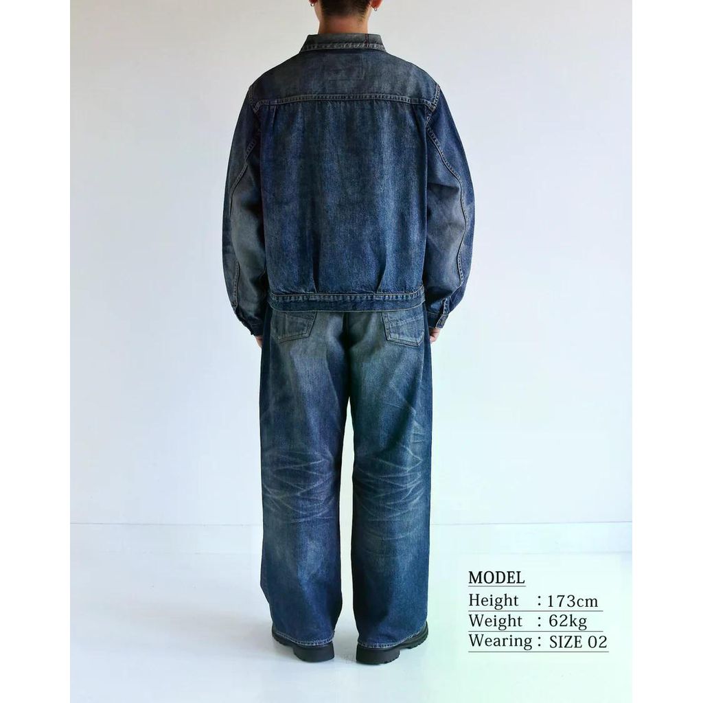ANACHRONORM AGING DOUBLE POCKET DENIM JACKET INDIGO