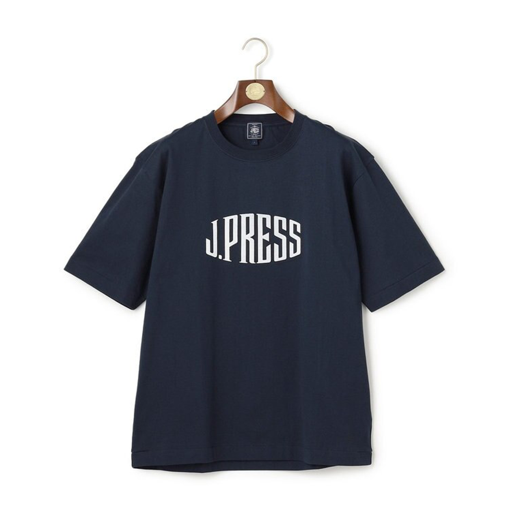 J.PRESS 【UNISEX】Cotton Jersey J.PRESS Logo T-Shirt