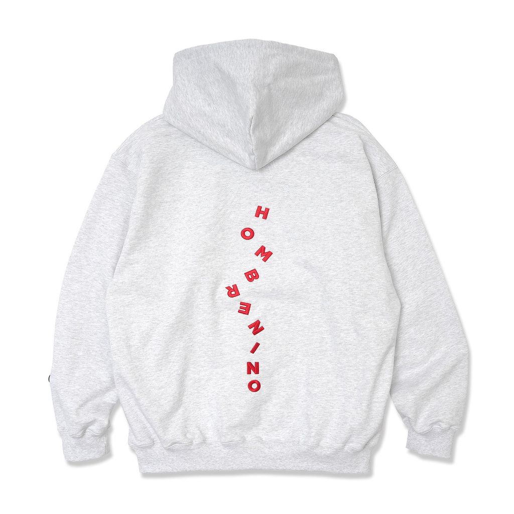 HOMBRENINO PULLOVER HOODIE (VACUUM)gray