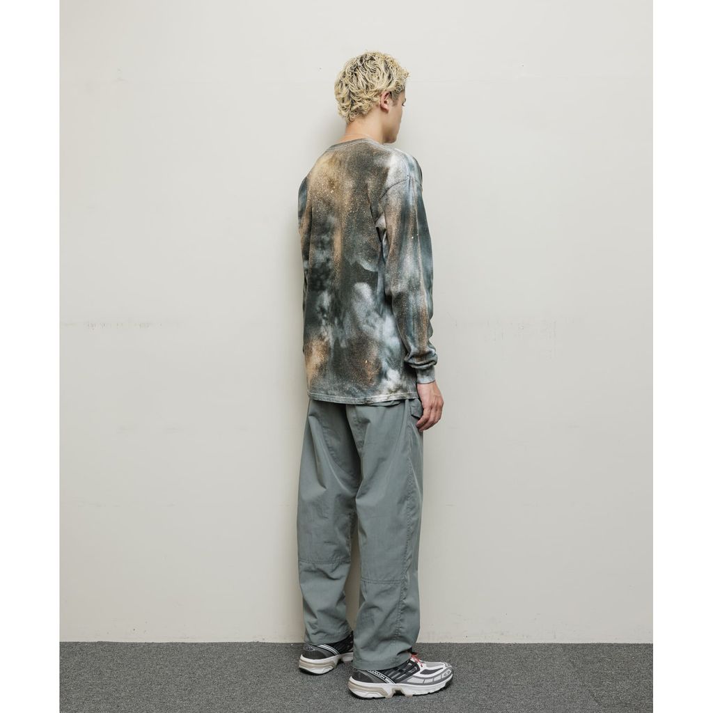 BAL x YUKIDYE LOGO TIE DYE LS TEE