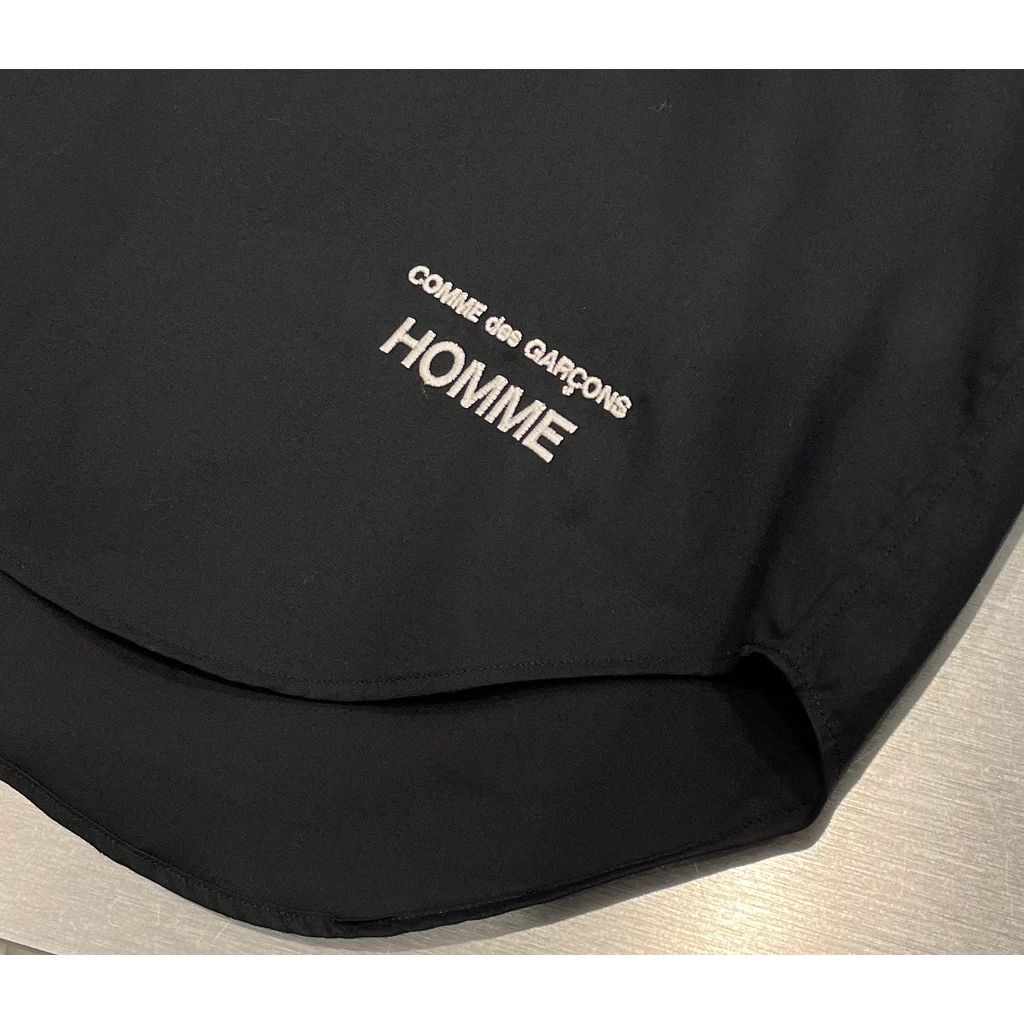 COMME des GARCONS HOMME COMME des GARCONS HOMME LOGO SHORT SLEEVE SHIRT(BLACK)