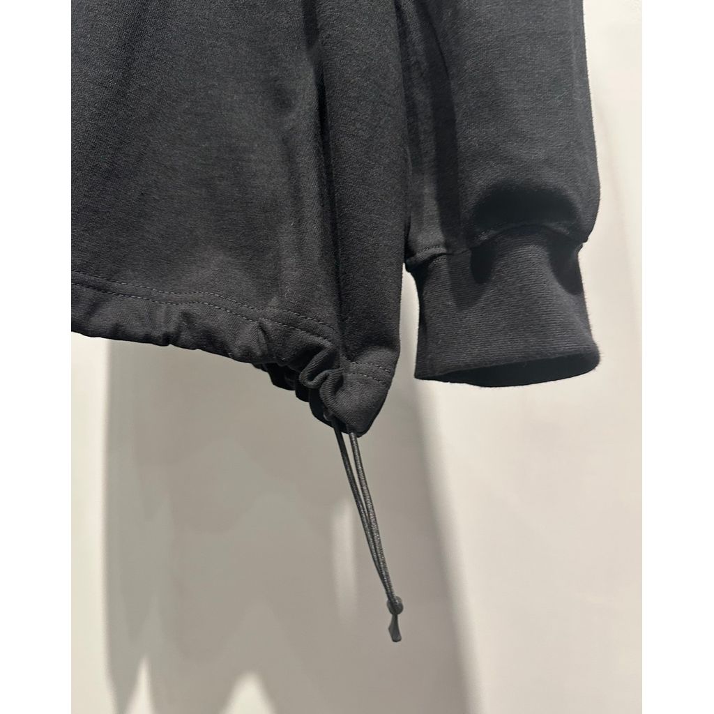 【MADE IN JAPAN】LINEAGE BALLON SOLID L/S TEE(SUPER BLACK)