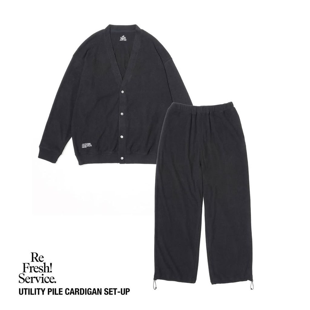 ReFresh!Service. "UTILITY PILE CARDIGAN SET-UP"