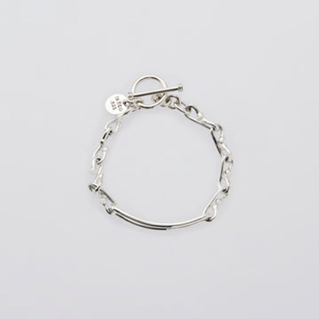 XOLO JEWELRY ID Homage Link Bracelet Single -6mm-17cm – MAROON